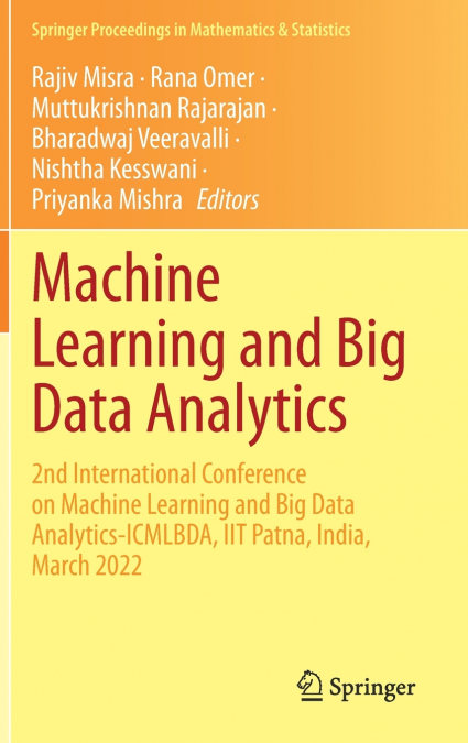 Machine Learning and Big Data Analytics