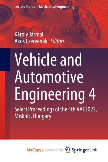 Vehicle and Automotive Engineering 4