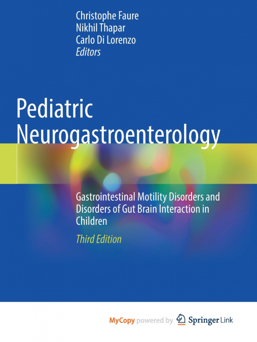 Pediatric Neurogastroenterology