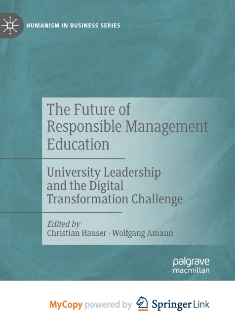 The Future of Responsible Management Education