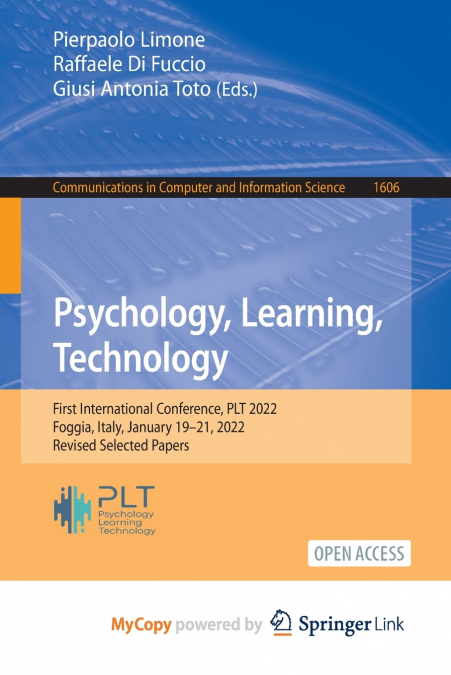 Psychology, Learning, Technology