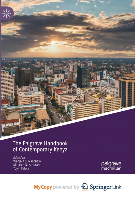 The Palgrave Handbook of Contemporary Kenya