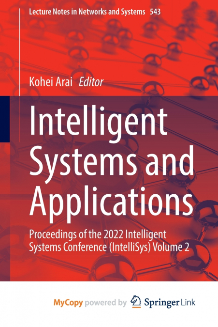Intelligent Systems and Applications