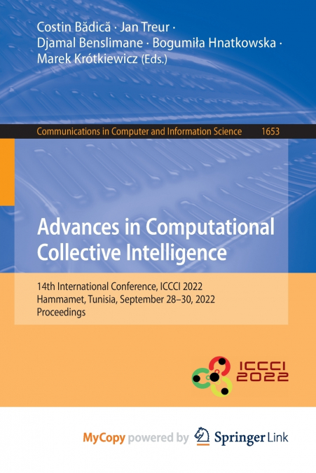 Advances in Computational Collective Intelligence