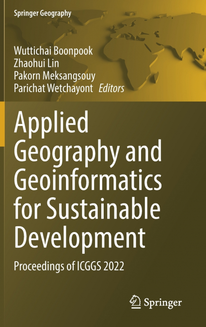 Applied Geography and Geoinformatics for Sustainable Development