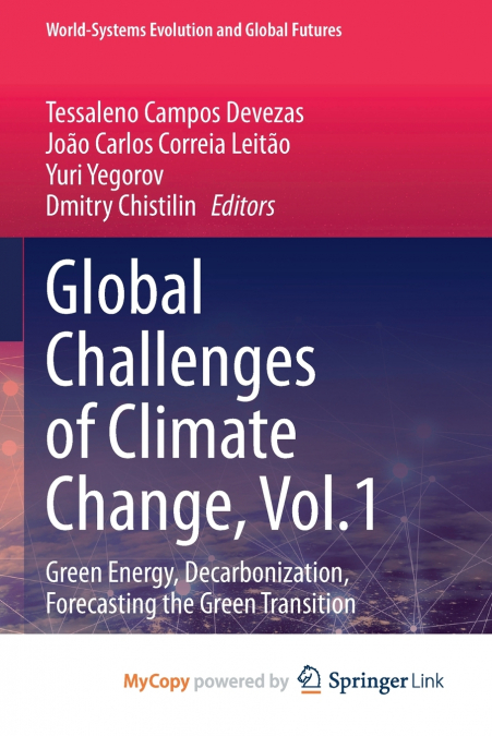 Global Challenges of Climate Change, Vol.1