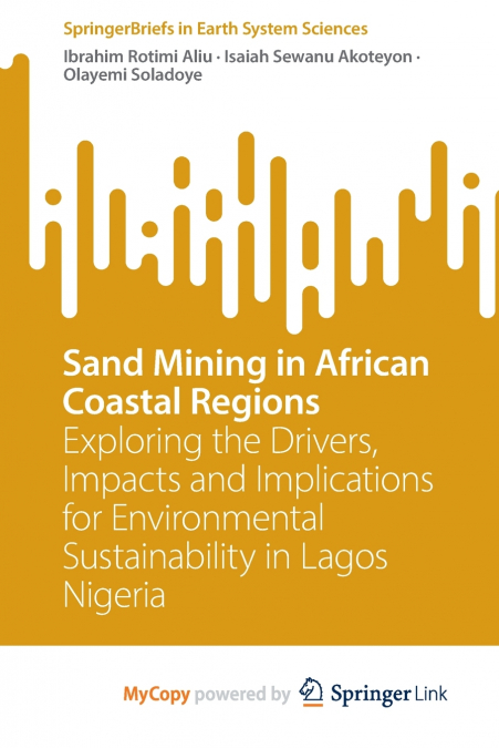 Sand Mining in African Coastal Regions
