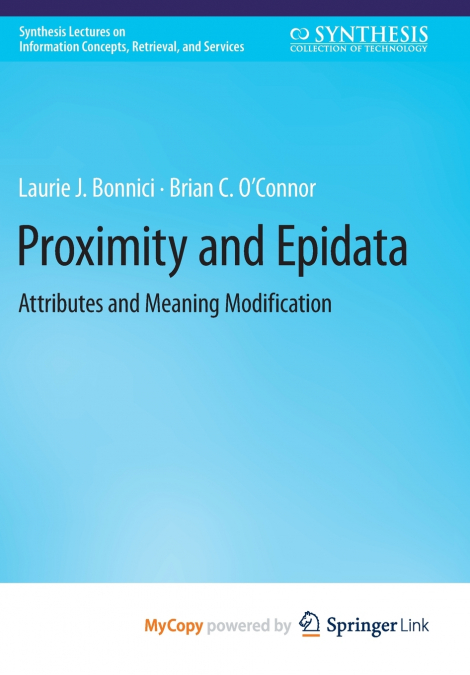 Proximity and Epidata