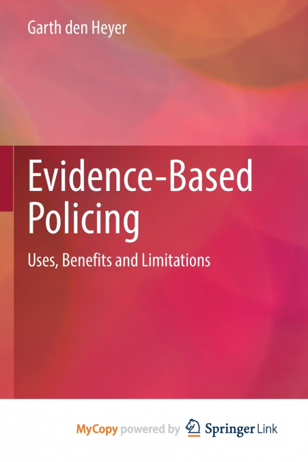 Evidence-Based Policing