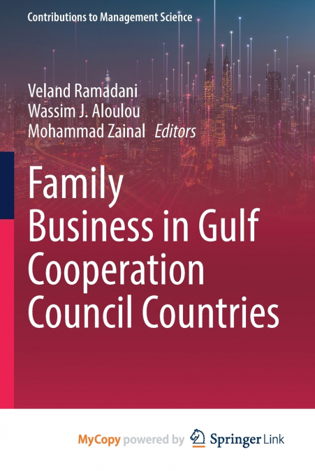 Family Business in Gulf Cooperation Council Countries
