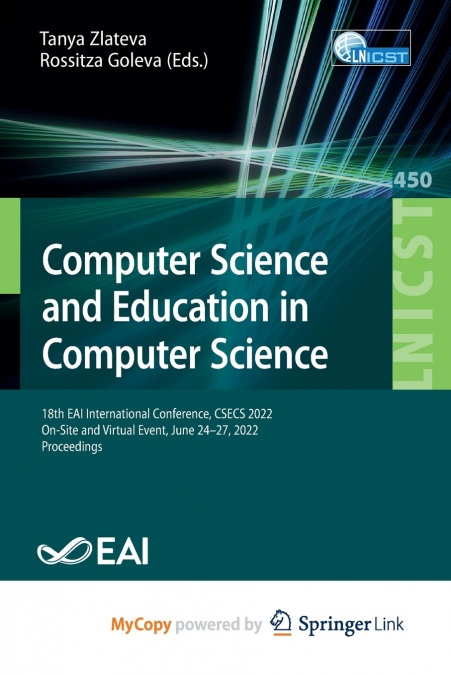 Computer Science and Education in Computer Science