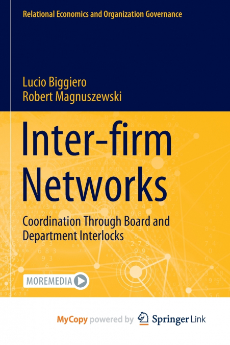 Inter-firm Networks
