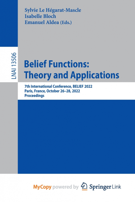 Belief Functions