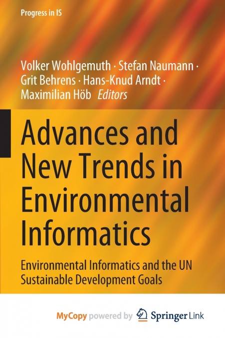 Advances and New Trends in Environmental Informatics