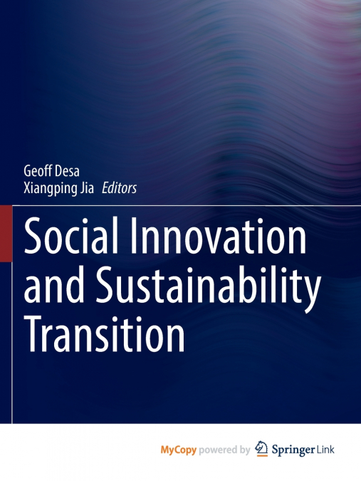 Social Innovation and Sustainability Transition