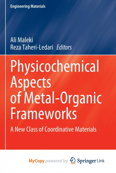 Physicochemical Aspects of Metal-Organic Frameworks