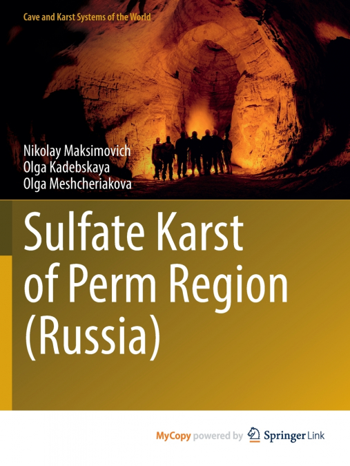 Sulfate Karst of Perm Region (Russia)