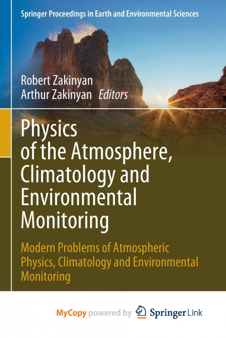 Physics of the Atmosphere, Climatology and Environmental Monitoring