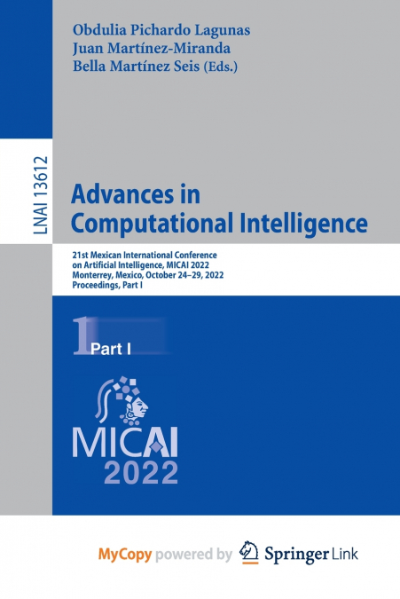 Advances in Computational Intelligence