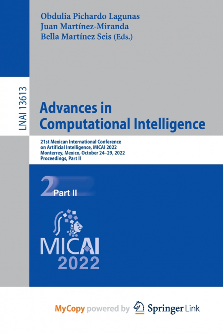 Advances in Computational Intelligence