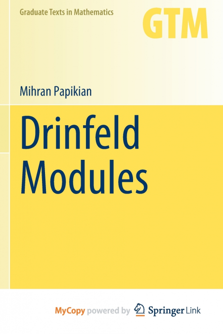 Drinfeld Modules