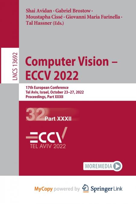 Computer Vision - ECCV 2022