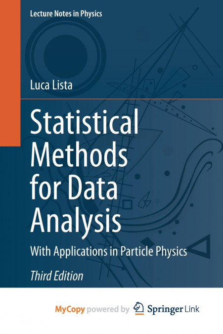 Statistical Methods for Data Analysis