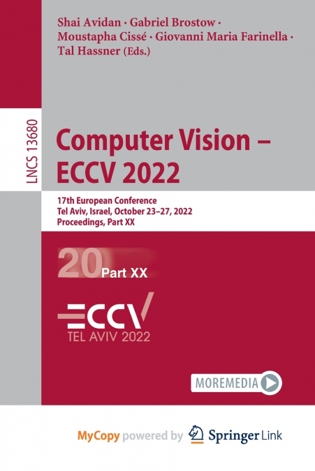 Computer Vision - ECCV 2022