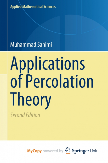 Applications of Percolation Theory