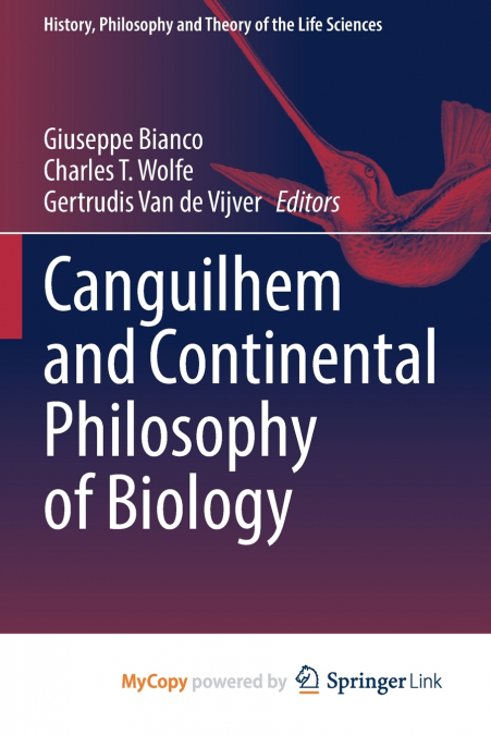 Canguilhem and Continental Philosophy of Biology
