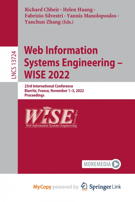 Web Information Systems Engineering - WISE 2022