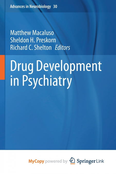 Drug Development in Psychiatry