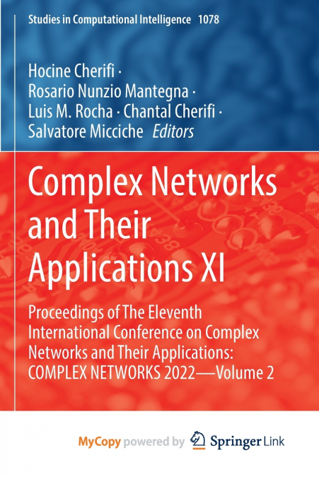 Complex Networks and Their Applications XI