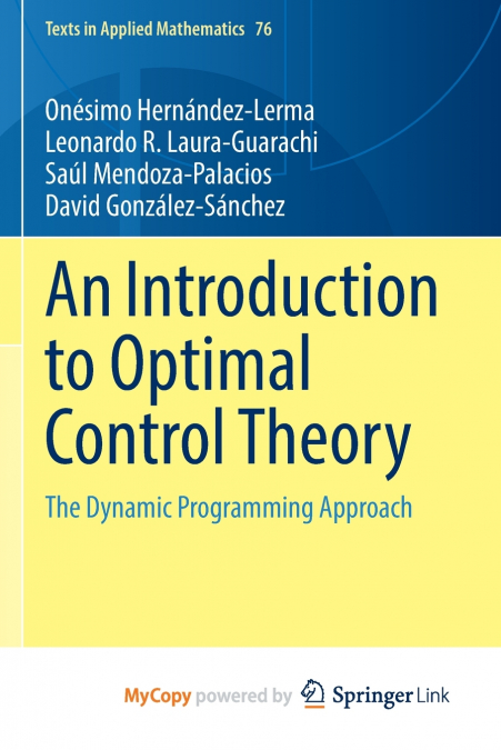 An Introduction to Optimal Control Theory