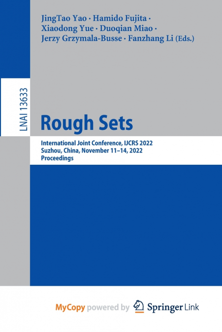 Rough Sets