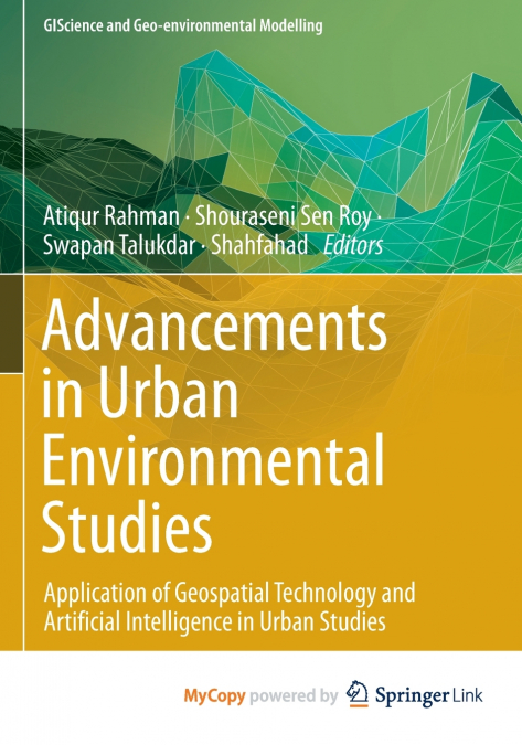 Advancements in Urban Environmental Studies