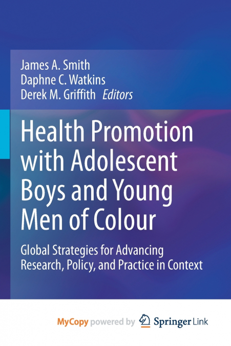 Health Promotion with Adolescent Boys and Young Men of Colour