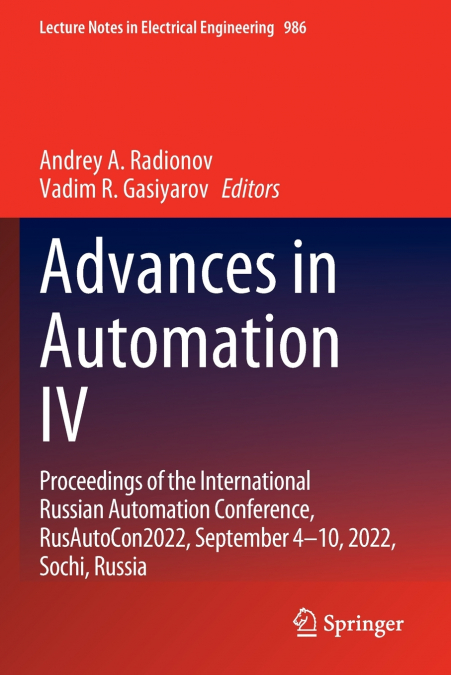 Advances in Automation IV