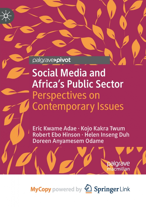 Social Media and Africa’s Public Sector