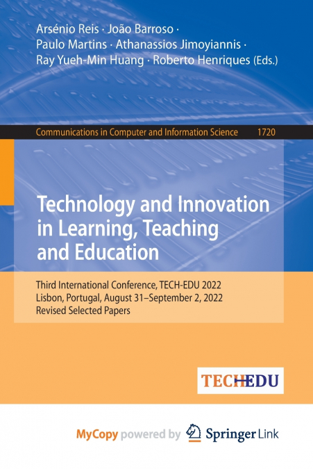 Technology and Innovation in Learning, Teaching and Education