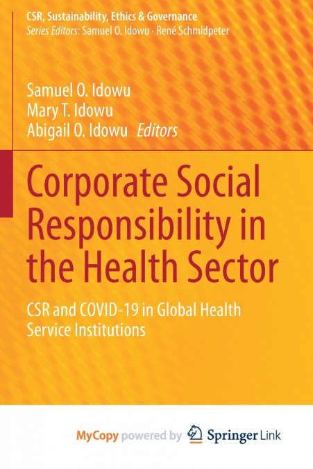 Corporate Social Responsibility in the Health Sector