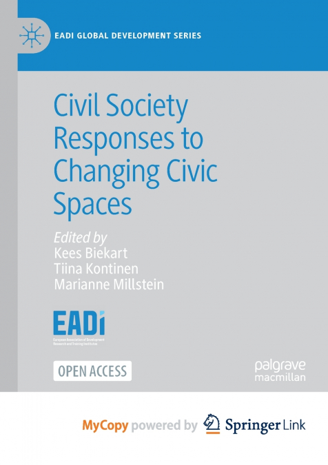 Civil Society Responses to Changing Civic Spaces