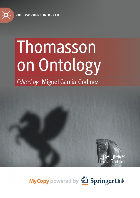 Thomasson on Ontology