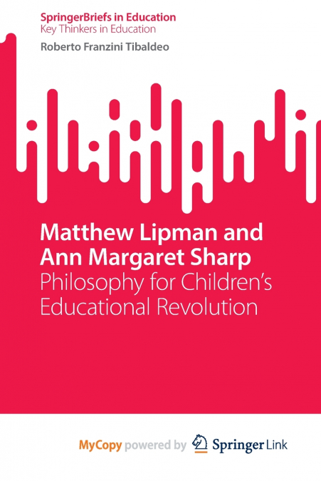 Matthew Lipman and Ann Margaret Sharp