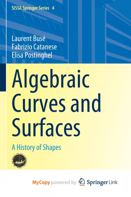 Algebraic Curves and Surfaces
