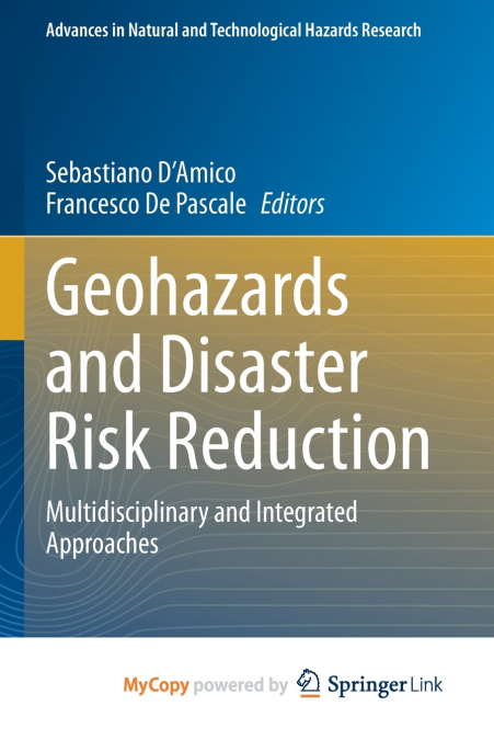 Geohazards and Disaster Risk Reduction