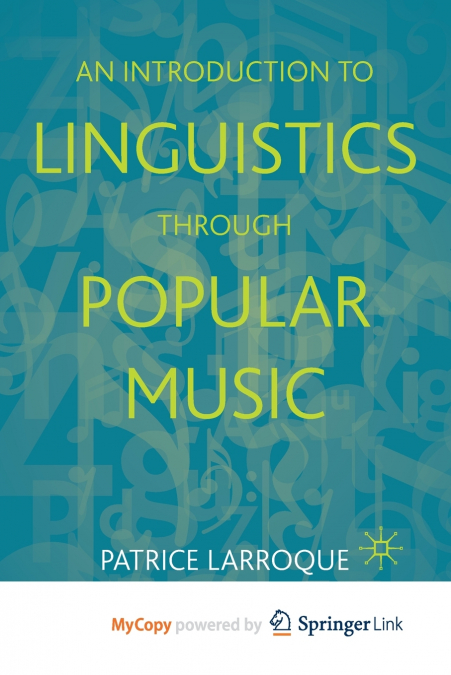 An Introduction to Linguistics through Popular Music