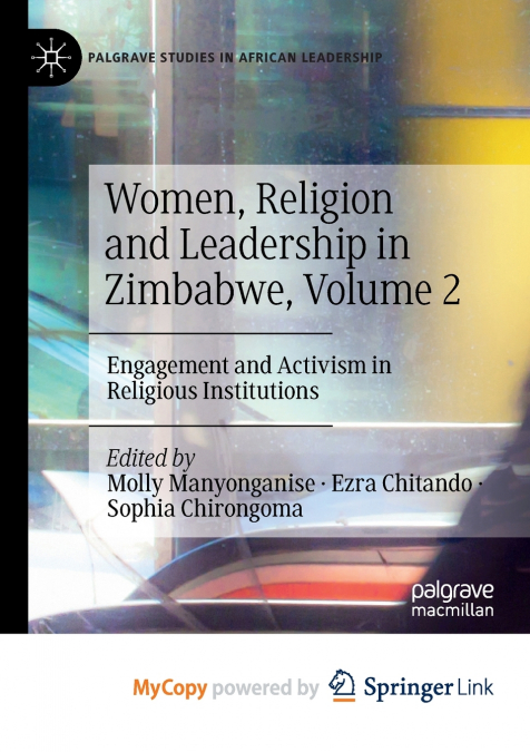 Women, Religion and Leadership in Zimbabwe, Volume 2