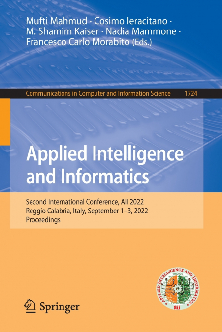 Applied Intelligence and Informatics