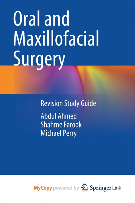 Oral and Maxillofacial Surgery